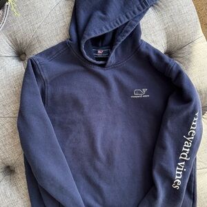 Vineyard Vines Boys Deep Blue Navy Hoodie Boys XL (18)